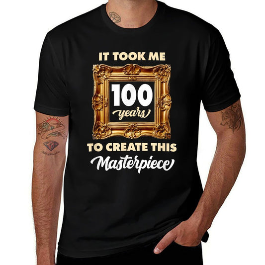 100 Year Old Funny Joke Humorous Gag 100th Birthday  Heathered Texture T-Shirt