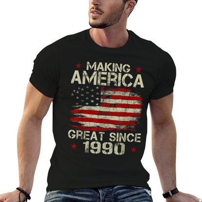 Making America Great Since 1990 Vintage Gifts 30th Birthday  Stretchy T-Shirt