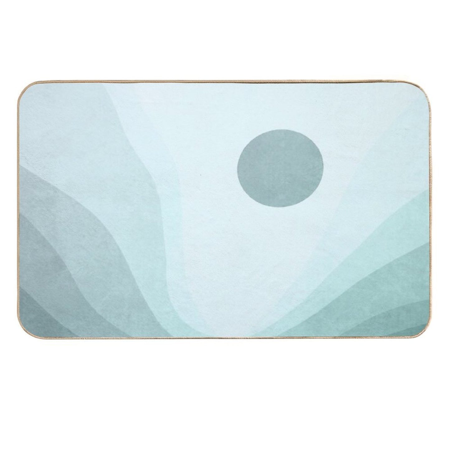 Blue Sun Landscape Durable Bath Mat