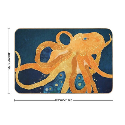 Octopus Dream  Easy Maintenance Bath Mat