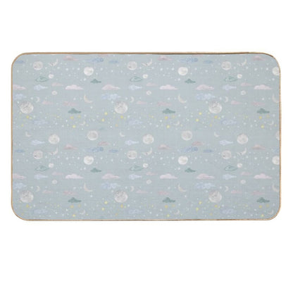 Sparkle - Light Blue Durable Bath Mat