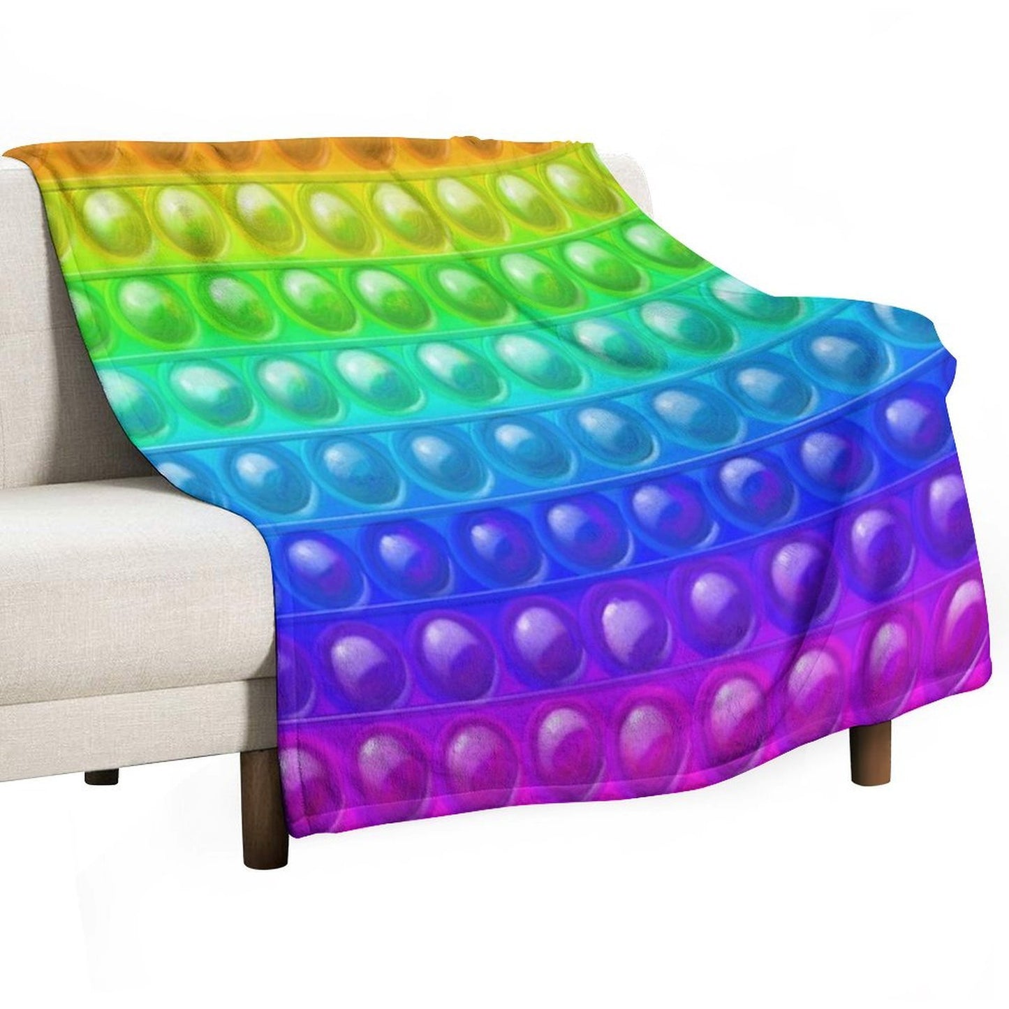 Pop It Sustainable Throw Blanket