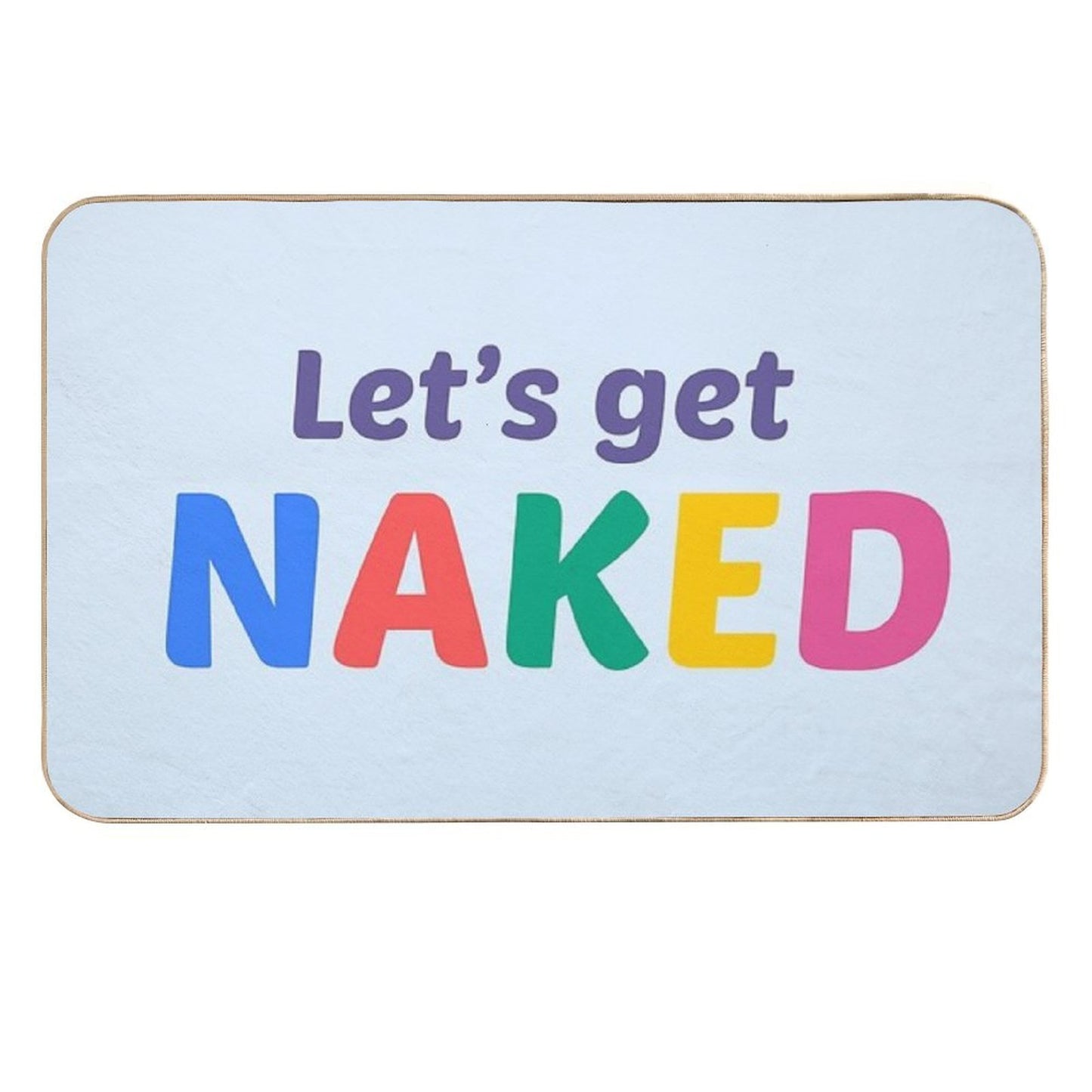 Let's Get Naked!  High-Traffic Bath Mat