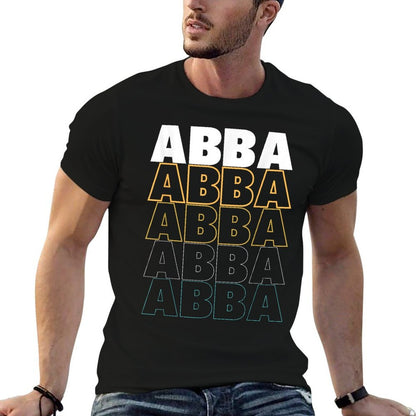 Love Heart Abba Grunge Vintage Style Black Abba  Vintage-inspired T-Shirt