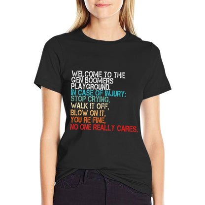 Welcome to The Gen Baby Boomers Playground 1946-1964 Premium  Versatile T-Shirt