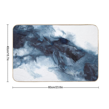 Indigo Depths No. 1  Dirt-Trapping Bath Mat