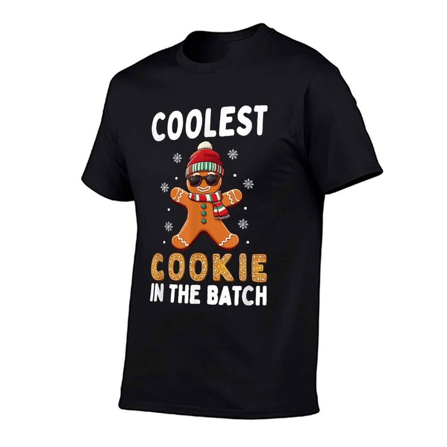 Coolest Cookie In The Batch Funny Gingerbread Christmas  Versatile T-Shirt