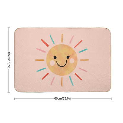 Happy Sunshine Durable Bath Mat
