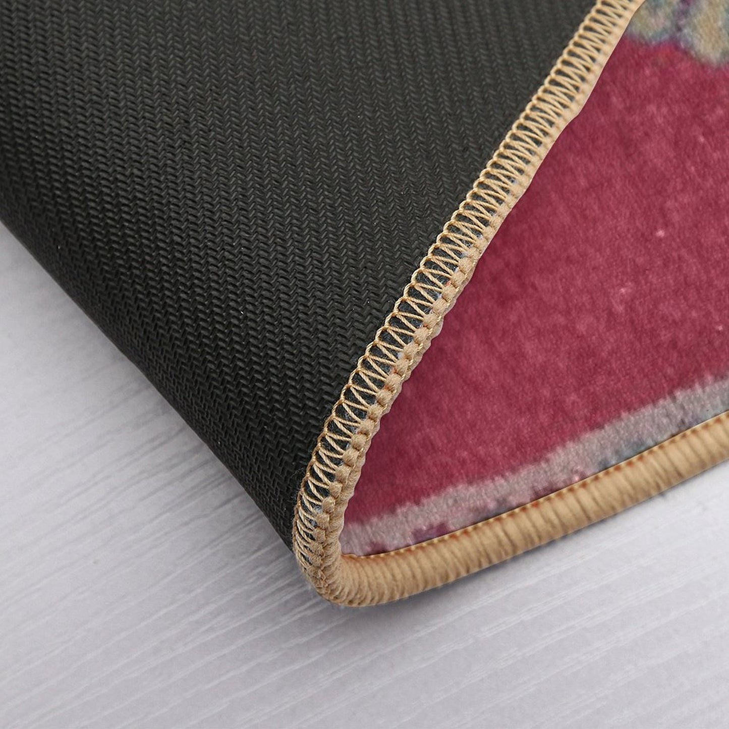 Vintage Moroccan Turkish Rug-Kelim Ethnic Woven Aztec Oriental  Carpet  Eco-Friendly Bath Mat