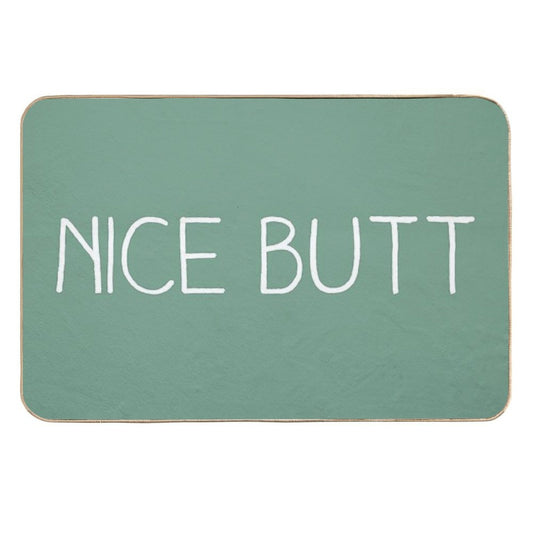 NICE BUTT  Repositionable Bath Mat