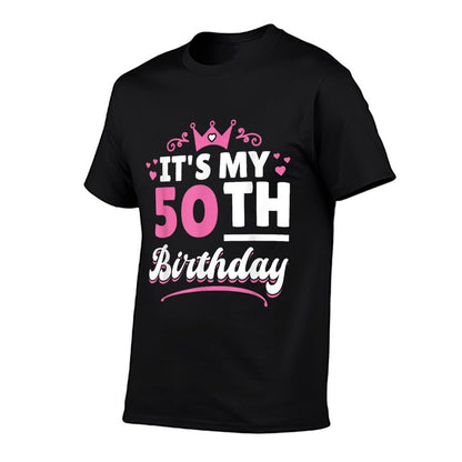 50 Years Woman It's My 50th Birthday  Vintage-inspired T-Shirt