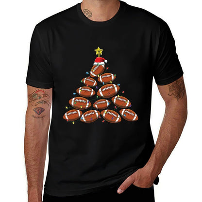Funny Football Player Team Christmas Tree Boys Cute Gifts  Vintage-inspired T-Shirt