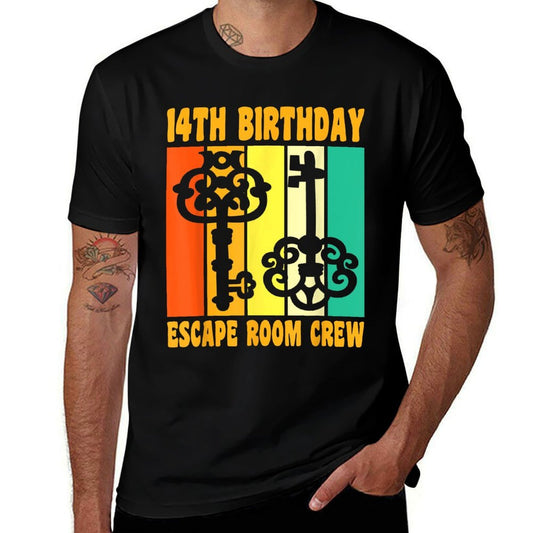 Happy 14 Birthday 14 Year Old Escape Room 14th Birthday  Classic T-Shirt