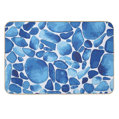 Blue Pool  Long-Lasting Bath Mat