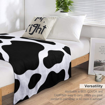 Cow Animal Print Cowboy And Country Ranch Farm Style Durable Throw Blanket