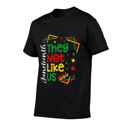 They Dont Like Us Juneteenth 1865 Pride  Slim-fit Cut T-Shirt