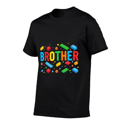 Brother Master Builder Building Bricks Blocks Family Big Bro  Eco-friendly Material T-Shirt