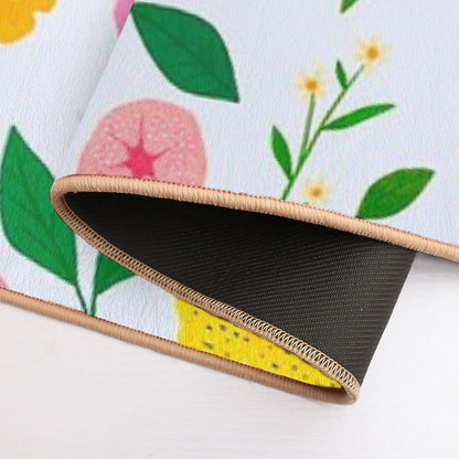 Floral Patterns  Dirt-Trapping Bath Mat