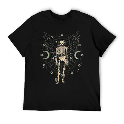 Fairy Grunge Fairycore Aesthetic Butterfly Skeleton Gothic Soft T-Shirt