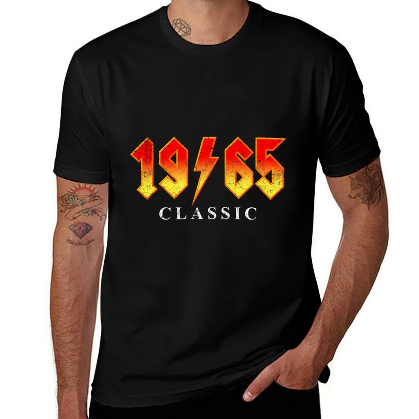 Vintage 1965 Classic Rock Legend 60 Year Old 60th Birthday  Polyester Blend T-Shirt