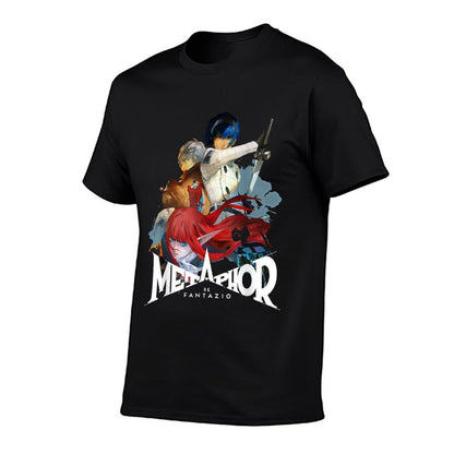 Metaphor ReFantazio Key Art Trio (white Logo) ATLUS  Affordable Price T-Shirt