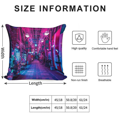 ENTRANCE TO THE NEXT DIMENSION Soft Warmth Comfort Throw Pillow