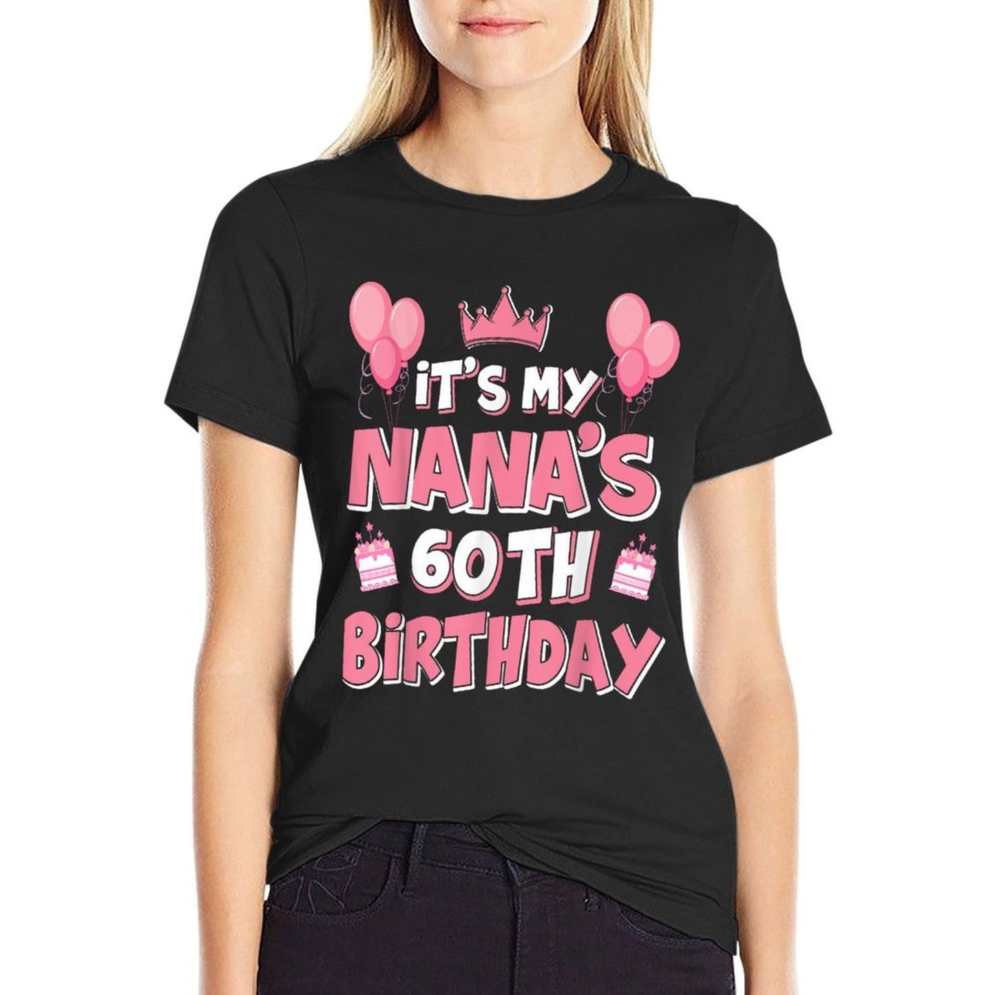 Balloons It's My Nana's 60th Birthday 1965 60 Years Old  Classic T-Shirt