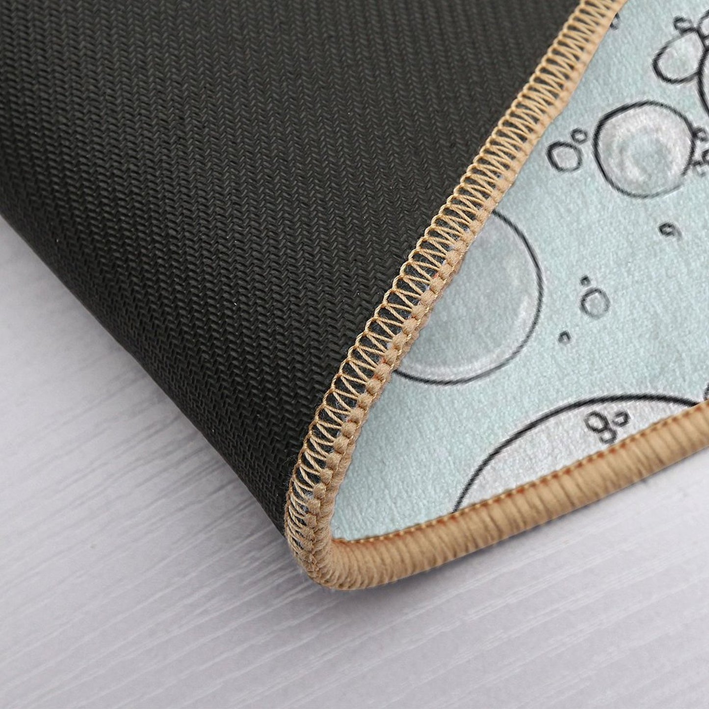 Bubbles  Handmade  Soap  Absorbent Bath Mat