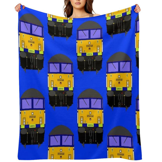 Class 69 Locomotive 69016 Eco-conscious Throw Blanket