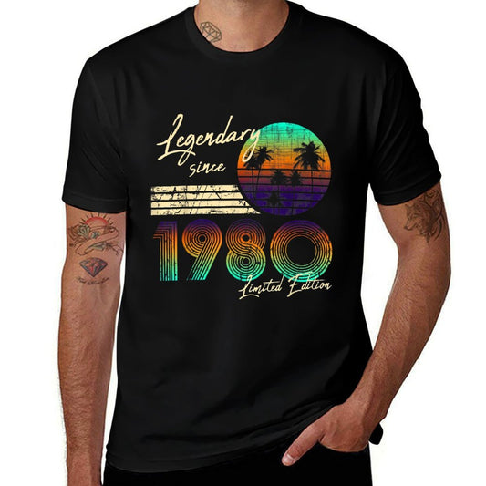 40Thbirthdaygifts Vintage Since October 1980 40Th Birthday  Moisture-wicking T-Shirt