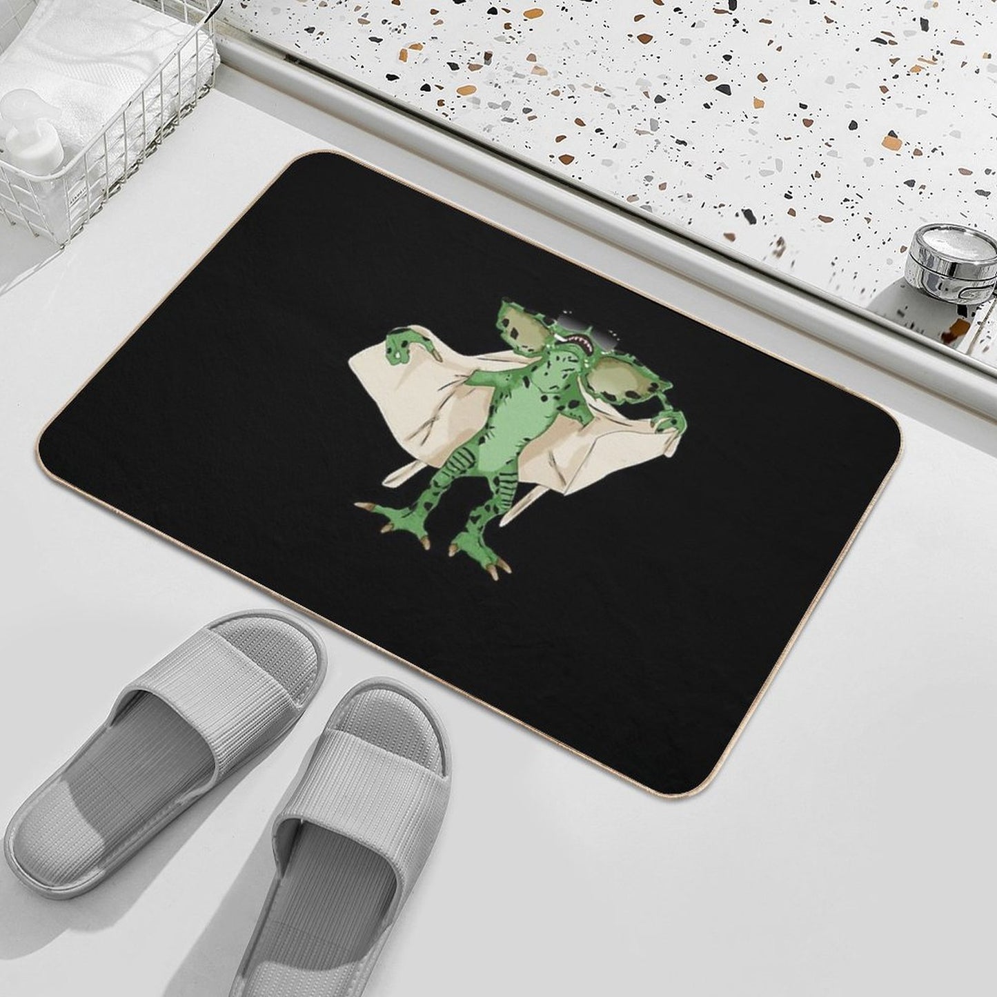 Gremlin Flasher Durable Bath Mat