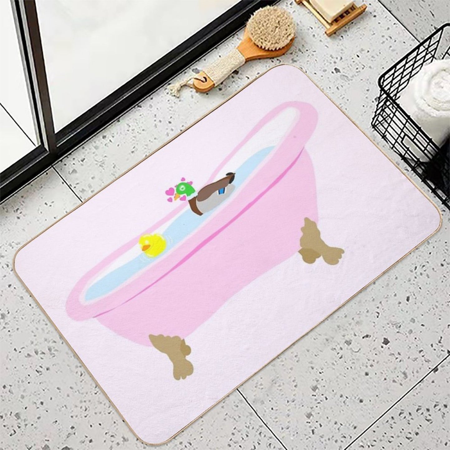 Plastic Love Durable Bath Mat