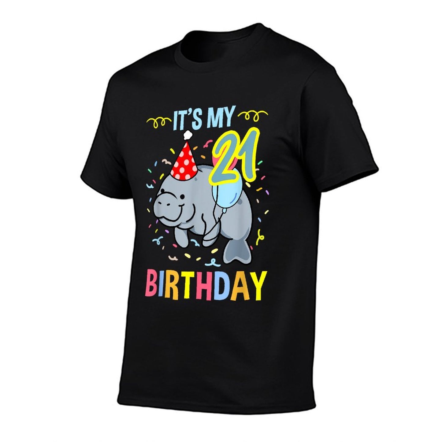 Its My 21st Birthday Manatee  Soft T-Shirt