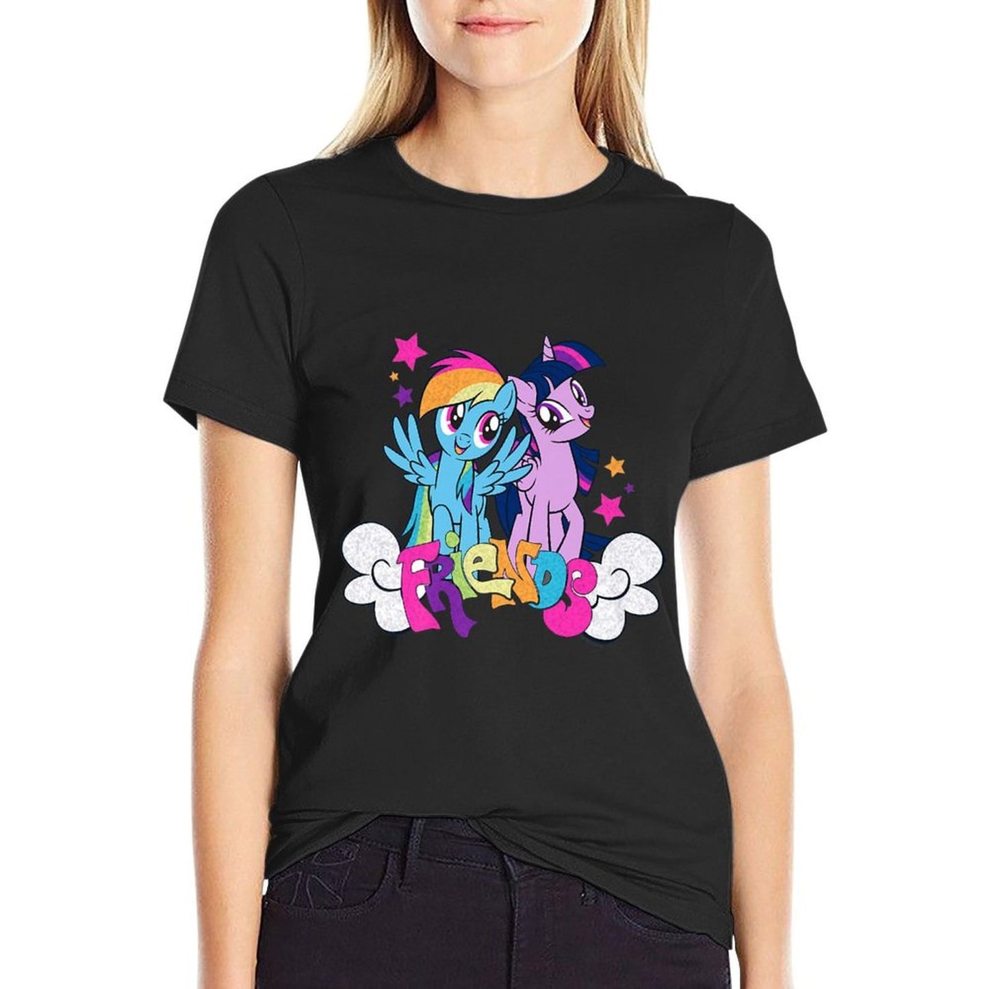 My Little Pony Friendship Is Magic Rainbow Twilight Friends Premium  Fade-proof Color T-Shirt