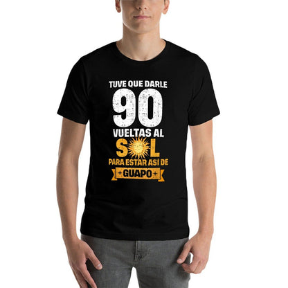 90th Birthday for Men in Spanish Regalo Cumpleanos 90  Soft T-Shirt