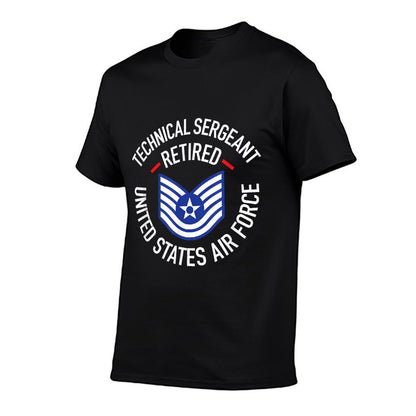 Technical Sergeant TSgt Retired Air Force Retirement Gifts  Easy-care T-Shirt