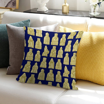 Lewis Chessmen Soft Easy Maintenance Throw Pillow