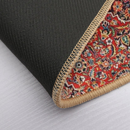 Kashan  Antique Central Persian Rug Print  Easy Maintenance Bath Mat