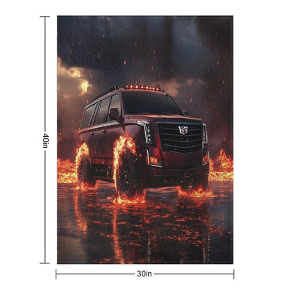 Horror Art Escalade Premium Throw Blanket