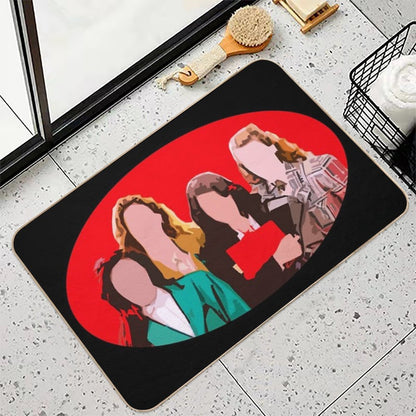 Animated Heathers Faces  Versatile Bath Mat