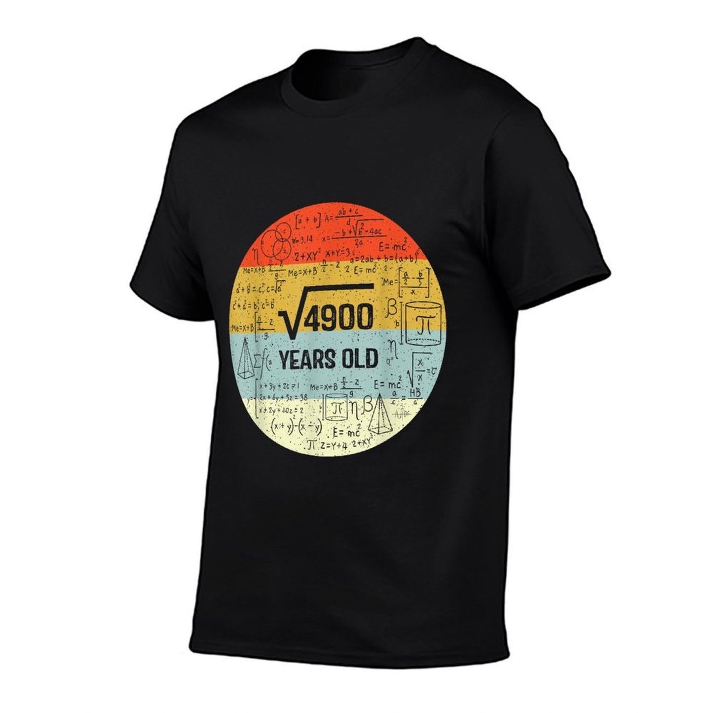 Square Root of 4900 Retro Style 70 Years Old 70th Birthday  Graphic-printed T-Shirt