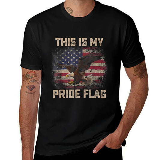 This Is My Pride USA American 4th of July Patriotic  Eco-friendly Material T-Shirt