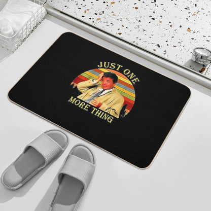 Music Vintage Just One More Thing Columbo Gift Music Fans  Easy Maintenance Bath Mat