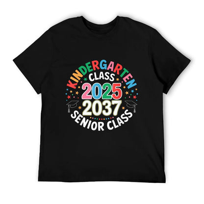 Kindergarten Graduation Class of 2025 Senior 2037 Class Summer-ready Fabric T-Shirt