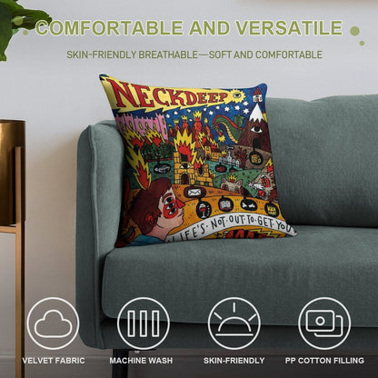 Life's Not Out To Get You Soft Durable Construction Throw Pillow