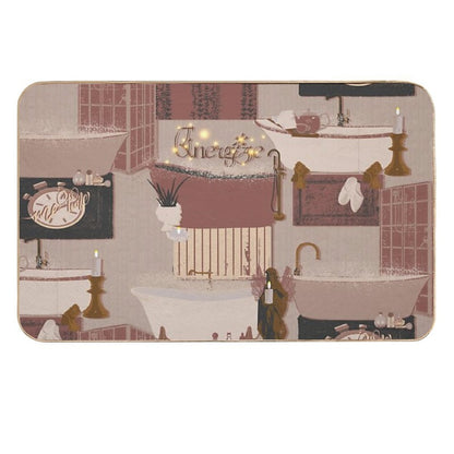 Pattern - Bubble Self-care - Energize  Repositionable Bath Mat