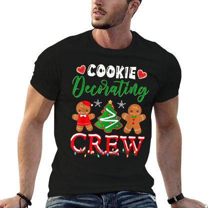 Cookie Decorating Crew Christmas Baker  Oversized Silhouette T-Shirt