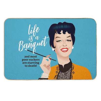 Banquet!  Rapid-Drying Bath Mat