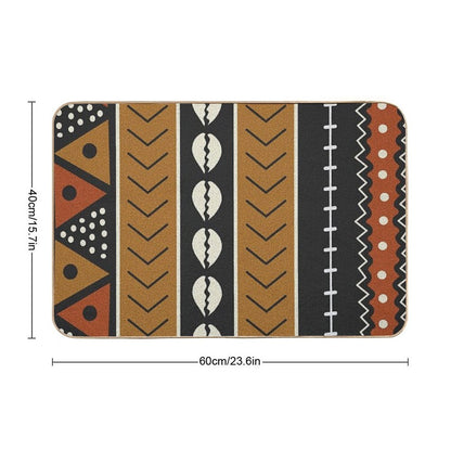 Let's Play Mudcloth  Non-Slip Bath Mat