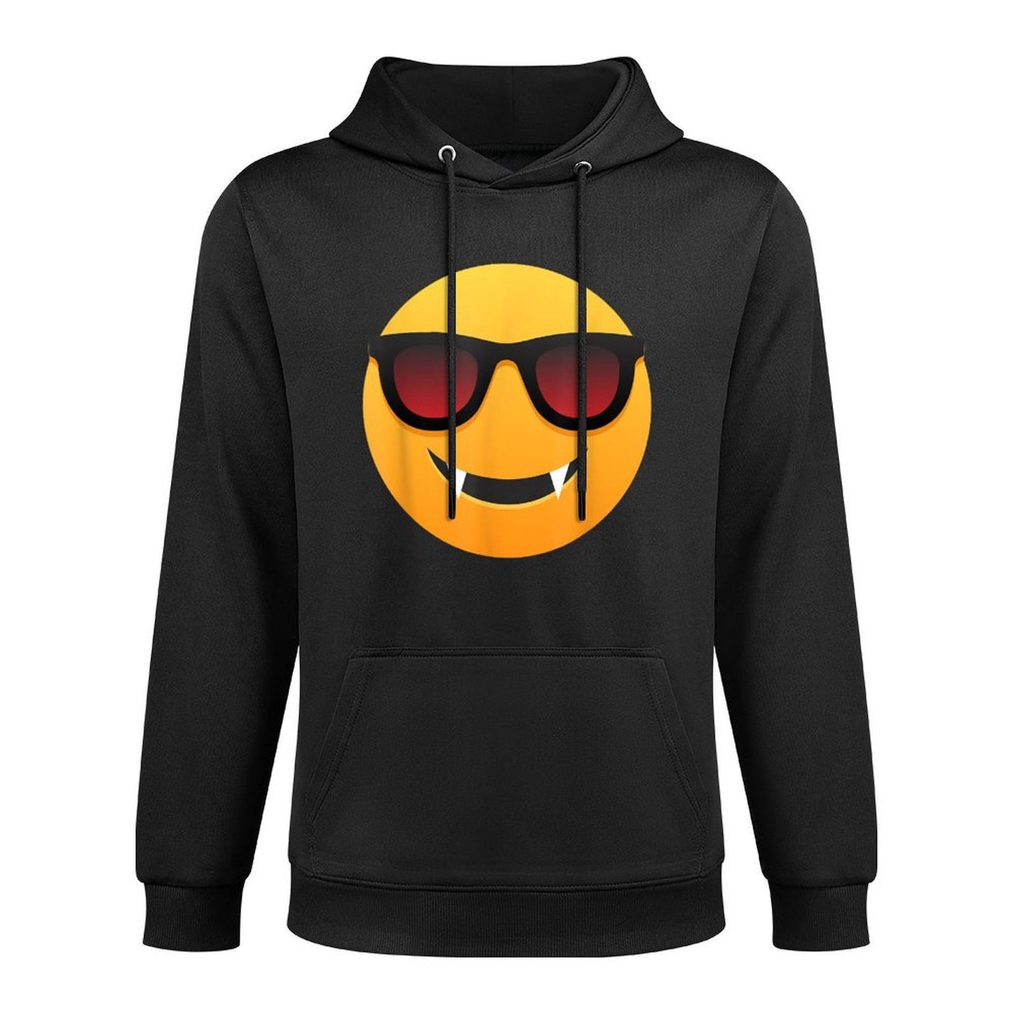 Funny Easy Vampire Face Emoticon Colorfast Hoodie